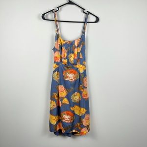 Anthropologie Maeve peony floral dress